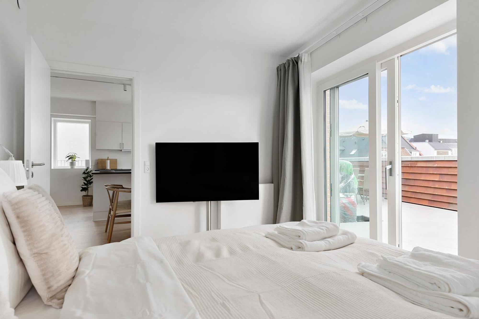 Grand Penthouse Suite With Private Rooftop Terrace Århus Zewnętrze zdjęcie